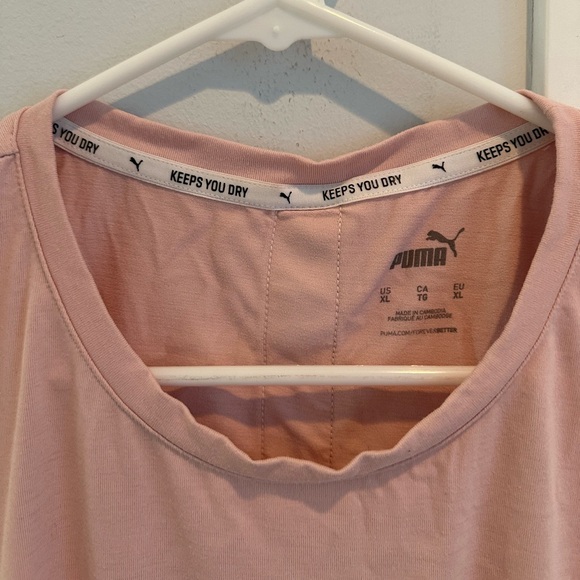 Puma Light Pink Training Tank, size XL - Picture 3 of 13